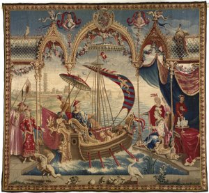 The Emperor Sailing, from The Story of the Emperor of China by Guy Louis Vernansal