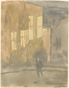 Street at Night, Meudon by Gwen John