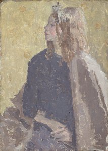 Girl in Profile by Gwendolen Mary John