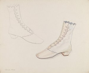Quaker Wedding Shoes by Gwyneth King
