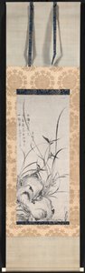 Rock, Bamboo, and Orchids, late 1300s-early 1400s