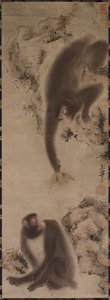 Monkeys, c. 1800 by Gyokutei Katsu