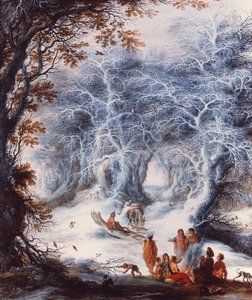 Winter Landscape with a Gypsy Encampment