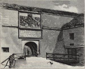 The Gate of the Old Fortress in Komárno, 1890s by Gyula Háry