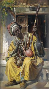 The Water-Pipe Smoker by Gyula Tornai