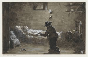 Man Kneeling by a Woman