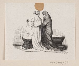 Illustration of "The Galoshes of Fortune" in H.C. Andersen, "Fairy Tales and Stories", Volume 1