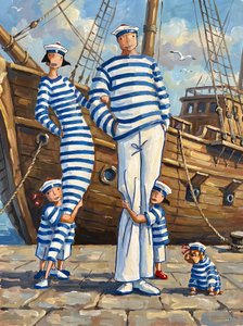 Striped Sailor Family