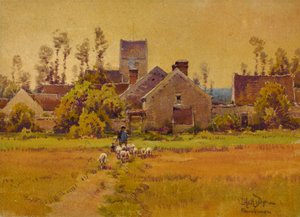 French Village, late 19th-early 20th century by H. Anthony Dyer