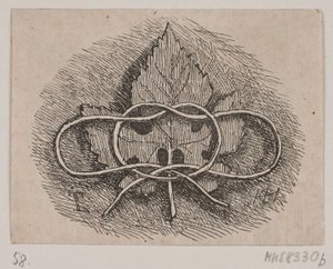Wire Wrapping Over a Leaf by H. C. Henneberg