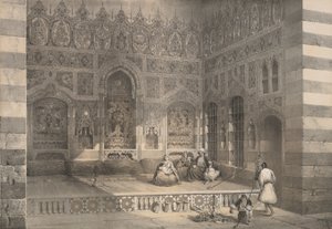 Un Iwân, Damascus, 1843