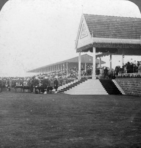 Queen Mary Presenting Prizes at a Military Tournament, Delhi, India by H. D. Girdwood