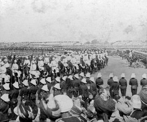 The Imperial Cadet Corps Escorting Their Majesties into the Durbar Arena, Delhi, India