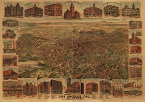 Los Angeles, Cal., Population of City and Environs 65,000 by H.; Elliott Pu Co.; Southern California Land Co. Elliott