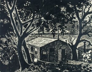 Untitled (House in the Woods) by H. Lyman Sayen