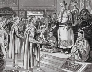 The Chinese Emperor receives a Mission