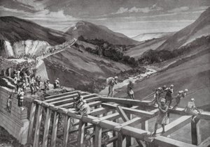 The Dam of Marib by H. M. (after) Burton