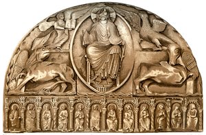 Exterior Decoration of Le Mans Cathedral, Le Mans, France, 15th century 1849 by H. Moulin