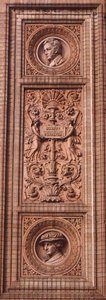 Facade of the Hamburger Kunsthalle (detail) by H. v. d. Schirrmacher G. T. and Erbe A. Hude