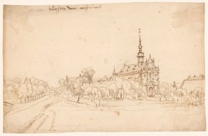 The Monastery Roosendael in Walem, Among Trees by H. van Wel (attributed to)