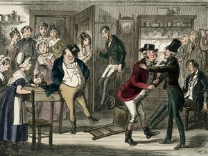 The Pickwick Club by Hablot Knight Browne