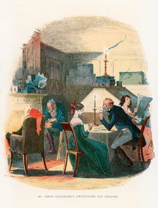 Illustration for Martin Chuzzlewit by Hablot Knight Browne