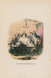 Illustration for Pickwick Papers by Hablot Knight Browne