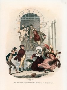Illustration for the Pickwick Papers by Hablot Knight Browne