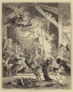 Meeting of Witches by Hablot Knight Browne