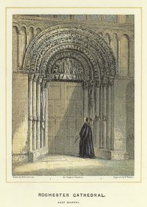 Rochester Cathedral, west doorway