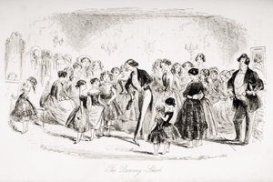The Dancing School, illustration from 