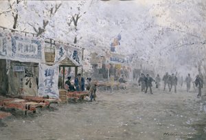 Cherry Blossom Festival by Hachir Nakagawa