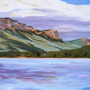 Incoming Rain, Haviland Lake, c. 2024 by Hadley Rampton