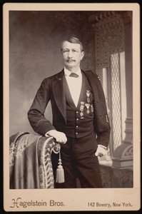 Portrait of John Watts De Peyster, 1821-1907, Before 1896 by Hagelstein Bros
