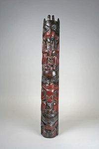 Totem Pole Model by Haida