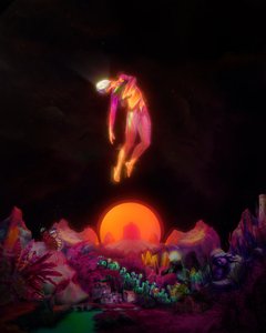 Vibrant Cosmic Ascent by Halit Benli