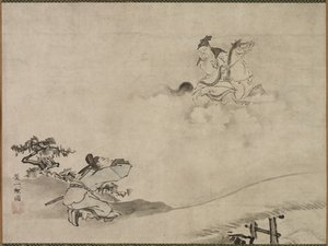Daoist Immortal by Hanabusa Itcho