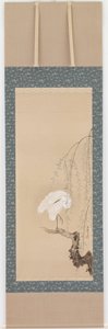 Heron and Willow by Hanabusa Itcho