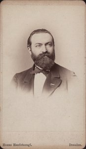 Portrait of the Cellist and Composer Friedrich Grützmacher by Hanns Hanfstaengl