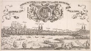 Panoramic View of Nuremberg: Center Portion
