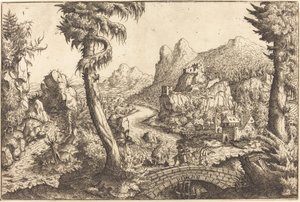 The Flight into Egypt by Hanns Lautensack