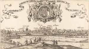 View of Nuremberg from the East (center section)