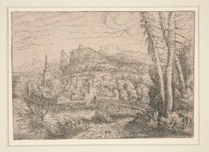 View of a City near a River