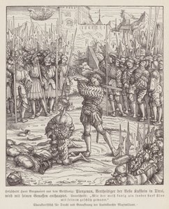 Execution of the Guardian of Kufstein, Tyrol by Hans (after) Burgkmair