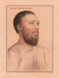 Charles Wingfield of Kimbolton Castle (engraving) by Hans (after) Holbein the Younger