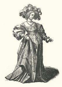 Costume of a Woman of Basel (engraving)