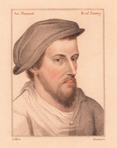 Henry Howard, Earl of Surrey, poet executed for treason (engraving)