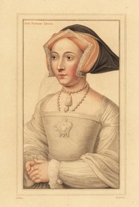 Jane Seymour, Queen of England, third wife of King Henry VIII (engraving)