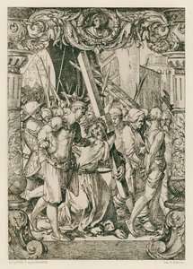 Jesus Christ, Climb to Calvary by Hans (after) Holbein the Younger