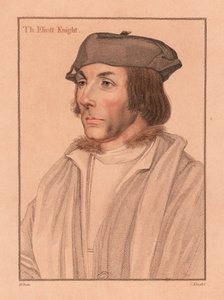 Sir Thomas Elyot, English diplomat and scholar (engraving)